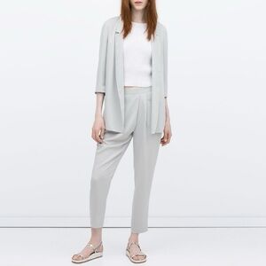 Crepe Drapey Trousers